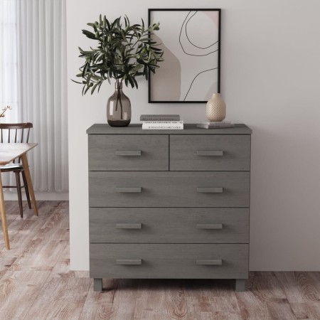 HAMAR sideboard solid light gray pine wood 79x40x80 cm by vidaXL, Sideboards - Ref: Foro24-340423, Price: 122,62 €, Discount: %