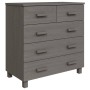 HAMAR sideboard solid light gray pine wood 79x40x80 cm by vidaXL, Sideboards - Ref: Foro24-340423, Price: 122,62 €, Discount: %
