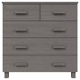 HAMAR sideboard solid light gray pine wood 79x40x80 cm by vidaXL, Sideboards - Ref: Foro24-340423, Price: 122,62 €, Discount: %