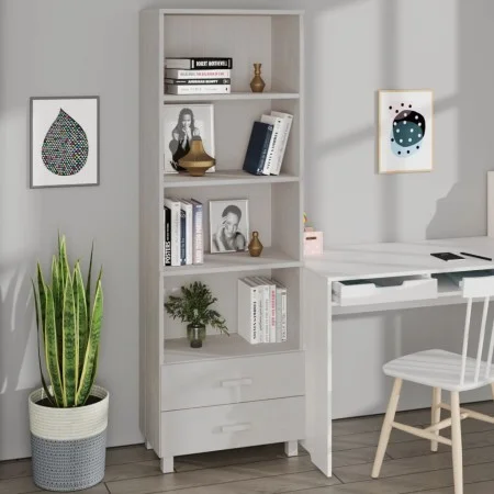 HAMAR sideboard solid white pine wood 60x35x180 cm by vidaXL, Sideboards - Ref: Foro24-340489, Price: 149,83 €, Discount: %