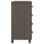 HAMAR Sideboard aus massivem hellgrauem Kiefernholz 79x40x80 cm von vidaXL, Sideboards - Ref: Foro24-340423, Preis: 122,62 €,...