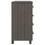 HAMAR Sideboard aus massivem hellgrauem Kiefernholz 79x40x80 cm von vidaXL, Sideboards - Ref: Foro24-340423, Preis: 120,95 €,...