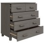 HAMAR sideboard solid light gray pine wood 79x40x80 cm by vidaXL, Sideboards - Ref: Foro24-340423, Price: 122,62 €, Discount: %