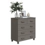 HAMAR sideboard solid light gray pine wood 79x40x80 cm by vidaXL, Sideboards - Ref: Foro24-340423, Price: 122,62 €, Discount: %