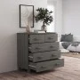 HAMAR Sideboard aus massivem hellgrauem Kiefernholz 79x40x80 cm von vidaXL, Sideboards - Ref: Foro24-340423, Preis: 120,95 €,...