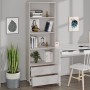 HAMAR Sideboard aus massivem weißem Kiefernholz 60x35x180 cm von vidaXL, Sideboards - Ref: Foro24-340489, Preis: 151,98 €, Ra...