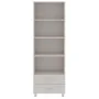 HAMAR Sideboard aus massivem weißem Kiefernholz 60x35x180 cm von vidaXL, Sideboards - Ref: Foro24-340489, Preis: 149,83 €, Ra...