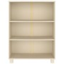 HAMAR solid pine wood bookshelf in honey brown color, 85x35x112 cm. by vidaXL, Bookcases and shelves - Ref: Foro24-340484, Pr...
