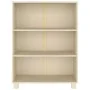 HAMAR solid pine wood bookshelf in honey brown color, 85x35x112 cm. by vidaXL, Bookcases and shelves - Ref: Foro24-340484, Pr...