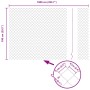 Valla de eslabones de cadena 1x10 m de acero galvanizado | Foro24.es | Tu tienda online para hogar, jardín y más Foro24.es