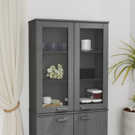 HAMAR top sideboard solid pine dark gray 85x35x100 cm by vidaXL, Sideboards - Ref: Foro24-340506, Price: 144,06 €, Discount: %
