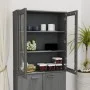 HAMAR Top-Sideboard aus massiver Kiefer, dunkelgrau, 85 x 35 x 100 cm von vidaXL, Sideboards - Ref: Foro24-340506, Preis: 141...