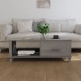 HAMAR coffee table solid light gray pine wood 100x55x35 cm by vidaXL, Coffee table - Ref: Foro24-340455, Price: 88,69 €, Disc...