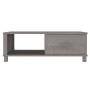 HAMAR coffee table solid light gray pine wood 100x55x35 cm by vidaXL, Coffee table - Ref: Foro24-340455, Price: 88,69 €, Disc...