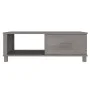 HAMAR coffee table solid light gray pine wood 100x55x35 cm by vidaXL, Coffee table - Ref: Foro24-340455, Price: 87,59 €, Disc...