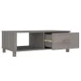 HAMAR coffee table solid light gray pine wood 100x55x35 cm by vidaXL, Coffee table - Ref: Foro24-340455, Price: 87,59 €, Disc...