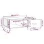 HAMAR coffee table solid light gray pine wood 100x55x35 cm by vidaXL, Coffee table - Ref: Foro24-340455, Price: 87,59 €, Disc...