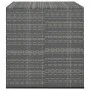 Graue PE-Rattan-Gartenkissentruhe 100 x 97,5 x 104 cm von vidaXL, Aufbewahrungsboxen für den Außenbereich - Ref: Foro24-31722...