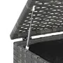 Gray PE rattan garden cushion chest 100x97.5x104 cm by vidaXL, Outdoor storage boxes - Ref: Foro24-317228, Price: 176,59 €, D...