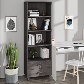 HAMAR Sideboard aus massivem hellgrauem Kiefernholz 60x35x180 cm von vidaXL, Sideboards - Ref: Foro24-340491, Preis: 133,45 €...