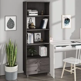 HAMAR sideboard solid light gray pine wood 60x35x180 cm by vidaXL, Sideboards - Ref: Foro24-340491, Price: 131,81 €, Discount: %