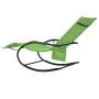 Rocking lounger 2 units in steel and green textilene by vidaXL, Loungers - Ref: Foro24-318139, Price: 143,78 €, Discount: %