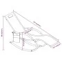 Rocking lounger 2 units in steel and green textilene by vidaXL, Loungers - Ref: Foro24-318139, Price: 143,78 €, Discount: %