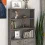 HAMAR top sideboard solid pine light gray 85x35x100 cm by vidaXL, Sideboards - Ref: Foro24-340511, Price: 91,55 €, Discount: %