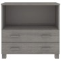 Sideboard HAMAR Massivholz Kiefer hellgrau 85x35x80 cm von vidaXL, Sideboards - Ref: Foro24-340499, Preis: 92,99 €, Rabatt: %