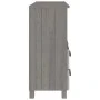 Sideboard HAMAR Massivholz Kiefer hellgrau 85x35x80 cm von vidaXL, Sideboards - Ref: Foro24-340499, Preis: 91,81 €, Rabatt: %