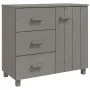 HAMAR sideboard made of solid light gray pine wood 90x40x80 cm by vidaXL, Sideboards - Ref: Foro24-340431, Price: 125,88 €, D...
