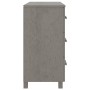 Sideboard HAMAR Massivholz Kiefer hellgrau 90x40x80 cm von vidaXL, Sideboards - Ref: Foro24-340431, Preis: 127,80 €, Rabatt: %