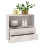 HAMAR Sideboard aus massivem weißem Kiefernholz 85x35x80 cm von vidaXL, Sideboards - Ref: Foro24-340497, Preis: 92,36 €, Raba...