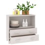 HAMAR Sideboard aus massivem weißem Kiefernholz 85x35x80 cm von vidaXL, Sideboards - Ref: Foro24-340497, Preis: 93,53 €, Raba...