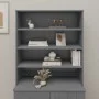 HAMAR top sideboard solid pine dark gray 90x30x100 cm by vidaXL, Sideboards - Ref: Foro24-340434, Price: 107,18 €, Discount: %