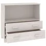 Aparador HAMAR madera maciza de pino blanca 85x35x80 cm de vidaXL, Aparadores - Ref: Foro24-340497, Precio: 92,36 €, Descuent...