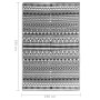 Schwarzer PP-Außenteppich 190x290 cm von vidaXL, Outdoor-Protektoren - Ref: Foro24-316924, Preis: 54,12 €, Rabatt: %