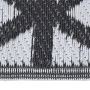 Black PP outdoor rug 140x200 cm by vidaXL, Outdoor protectors - Ref: Foro24-317007, Price: 35,99 €, Discount: %