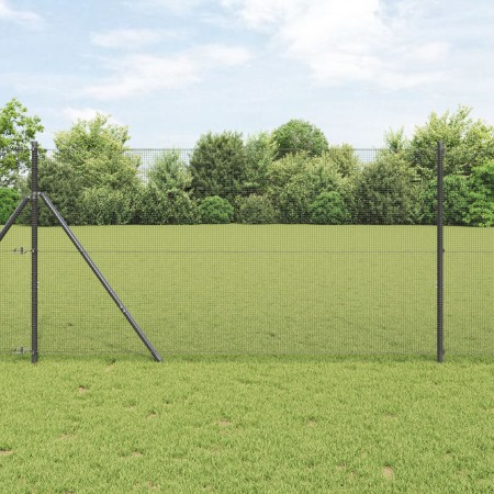 Cerca De Alambre Soldada Gris 1.2x10 m Acero | Foro24.es | Tu tienda online para hogar, jardín y más Foro24.es