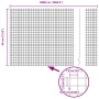 Valla de Alambre Soldado Gris 0.4x50 m Acero | Foro24.es | Tu tienda online para hogar, jardín y más Foro24.es