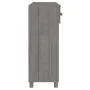 HAMAR solid pine wood console table light gray 90x35x90 cm by vidaXL, Side tables - Ref: Foro24-340467, Price: 101,98 €, Disc...