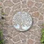 Sand iron round garden mirror for outdoor use 40x2.5 cm by vidaXL, Mirrors - Ref: Foro24-318369, Price: 64,93 €, Discount: %