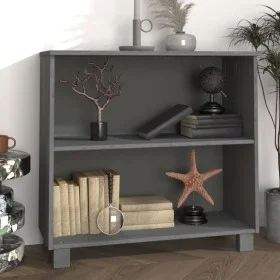 HAMAR sideboard solid dark gray pine wood 85x35x80 cm by vidaXL, Sideboards - Ref: Foro24-340502, Price: 64,47 €, Discount: %