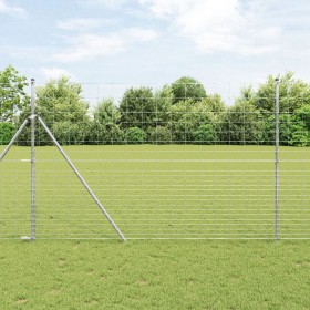 Cerca de Campo 1.6x10 m Acero Galvanizado