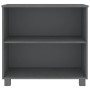 HAMAR Sideboard aus massivem dunkelgrauem Kiefernholz 85x35x80 cm von vidaXL, Sideboards - Ref: Foro24-340502, Preis: 65,38 €...