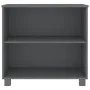 HAMAR Sideboard aus massivem dunkelgrauem Kiefernholz 85x35x80 cm von vidaXL, Sideboards - Ref: Foro24-340502, Preis: 64,47 €...