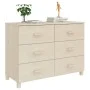 HAMAR sideboard solid pine wood honey brown 113x40x80 cm by vidaXL, Sideboards - Ref: Foro24-340448, Price: 143,01 €, Discoun...