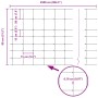 Cerca de Campo 0.8x25 m Acero Galvanizado | Foro24.es | Tu tienda online para hogar, jardín y más Foro24.es