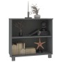 HAMAR sideboard solid dark gray pine wood 85x35x80 cm by vidaXL, Sideboards - Ref: Foro24-340502, Price: 65,44 €, Discount: %