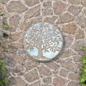 Sand iron round garden mirror for outdoor use 60x2.5 cm by vidaXL, Mirrors - Ref: Foro24-318371, Price: 92,81 €, Discount: %